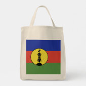 Flagge Neukaledoniens Tragetasche (Rückseite)