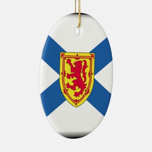 Flagge Neuschottlands (Kanada) Keramik Ornament (Rechts)