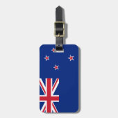 Flagge Neuseeland einfacher Identifikation Gepäckanhänger (Vorderseite vertikal)
