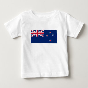 Flagge Neuseelands Baby T-shirt