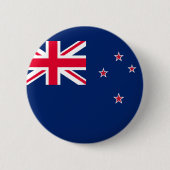 Flagge Neuseelands Button (Vorderseite)