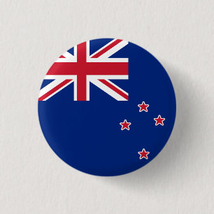 Flagge Neuseelands Button