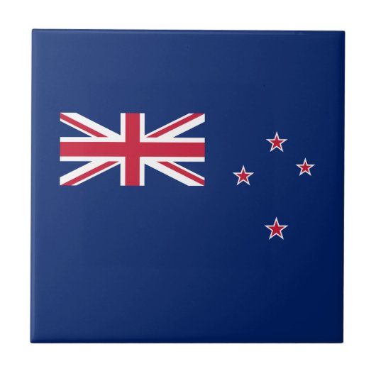 Flagge Neuseelands Fliese (Vorderseite)