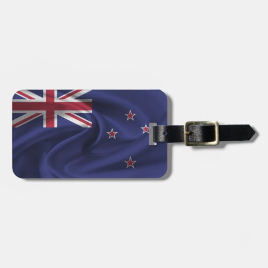 Flagge Neuseelands Gepäckanhänger (Vorderseite horizontal)