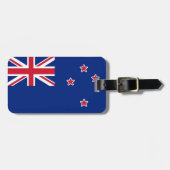Flagge Neuseelands Gepäckanhänger (Vorderseite horizontal)
