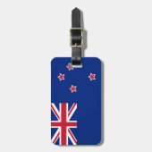 Flagge Neuseelands Gepäckanhänger (Vorderseite vertikal)