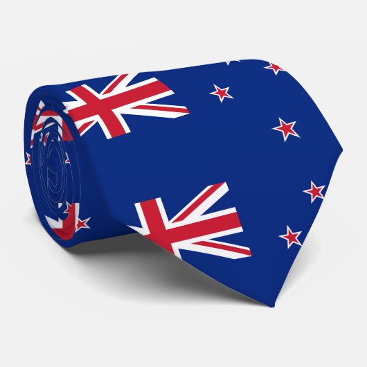Flagge Neuseelands (Kiwi) Krawatte (Gerollt)