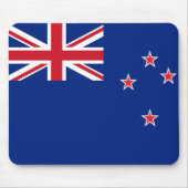 Flagge Neuseelands Mousepad (Vorne)