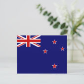 Flagge Neuseelands Postkarte (Stehend Vorderseite)