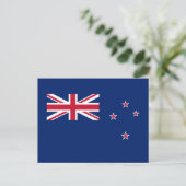 Flagge Neuseelands Postkarte (Stehend Vorderseite)