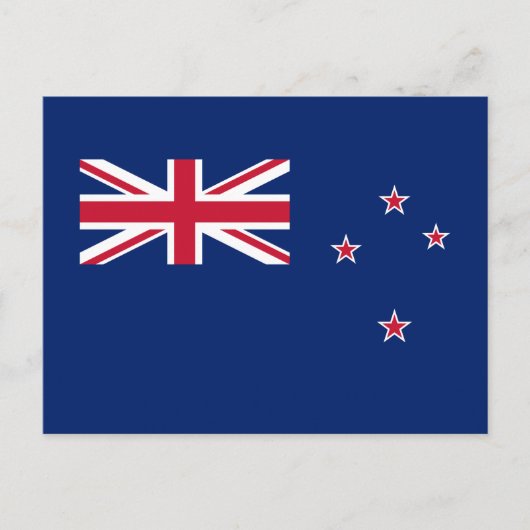 Flagge Neuseelands Postkarte (Vorderseite)