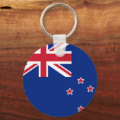 Flagge Neuseelands Schlüsselanhänger (Rückseite)