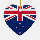 Flagge Neuseelands - stilisiert Keramik Ornament (Vorne)