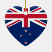 Flagge Neuseelands - stilisiert Keramik Ornament (Hinten)