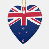Flagge Neuseelands - stilisiert Keramik Ornament (Links)