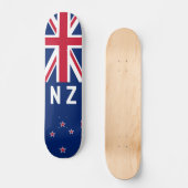 Flagge Neuseelands - stilisiert Skateboard (Vorderseite)