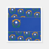Flagge Nevadas, Nevadan-Fahne Serviette (Vorderseite)