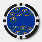 Flagge Nevadas Pokerchips (Vorderseite)