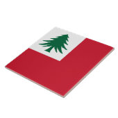 Flagge New England Fliese (Seite)