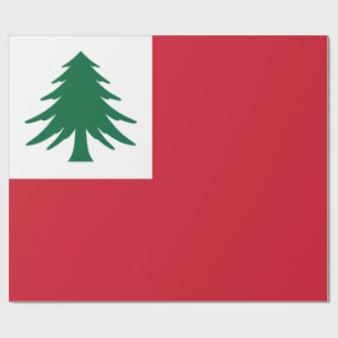Flagge New England Geschenkpapier