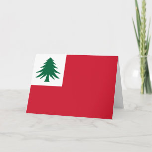 Flagge New England Karte