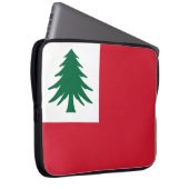 Flagge New England Laptopschutzhülle (Vorne Rechts)