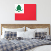 Flagge New England Leinwanddruck (Insitu (Schlafzimmer))