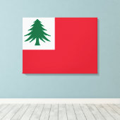Flagge New England Leinwanddruck (Insitu (Holzboden))