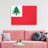 Flagge New England Leinwanddruck (Insitu (Wohnzimmer))