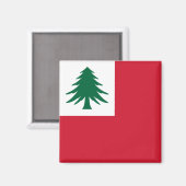 Flagge New England Magnet (Vorderseite/Rückseite)
