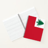 Flagge New England Notizblock (Innenseite)