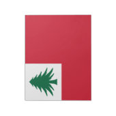 Flagge New England Notizblock (Rotiert)