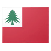 Flagge New England Notizblock (Vorderseite)