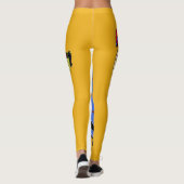 Flagge New Jersey Leggings (Rückseite)