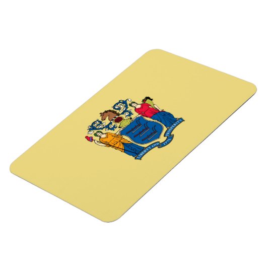 Flagge New Jersey Magnet (Linke Seite)