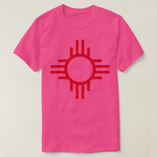 Flagge New Mexico 7 T-Shirt (Design vorne)
