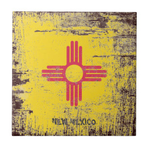 Flagge New Mexico Fliese