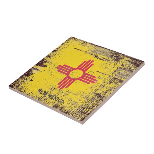 Flagge New Mexico Fliese (Seite)