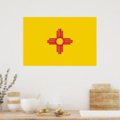 Flagge New Mexico Poster (Küche)