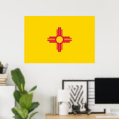 Flagge New Mexico Poster (Heimbüro)