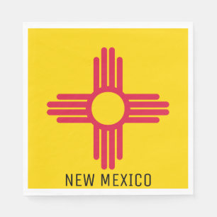 Flagge New Mexico Serviette