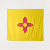 Flagge New Mexico Wandteppich (Vorderseite (Horizontal))