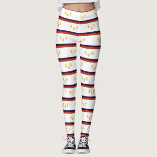 Flagge New Orleans, Leggings Louisiana
