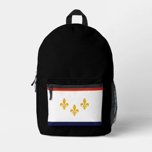 Flagge New Orleans, Louisiana Bedruckter Rucksack (Vorderseite)