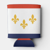 Flagge New Orleans, Louisiana Dosenkühler (Rückseite)