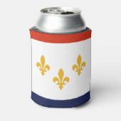 Flagge New Orleans, Louisiana Dosenkühler (Kanne Rückseite)