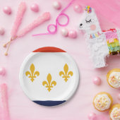 Flagge New Orleans, Louisiana Papierplatte Pappteller (Party)