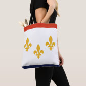Flagge New Orleans, Louisiana Tote Tag Tasche (Von Nahem)