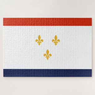 Flagge New Orleans (Louisiana, USA) Puzzle