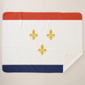 Flagge New Orleans (Louisiana, USA) Sherpadecke (Vorderseite (Horizontal))